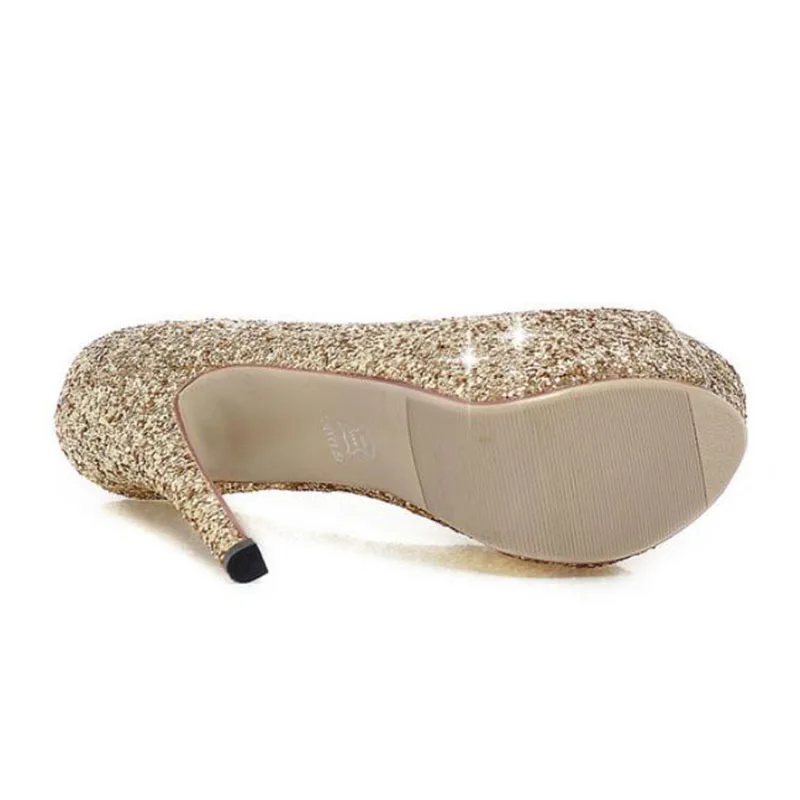 Женские туфли лодочки на толстой платформе Taoffen праздничные свадебные больших