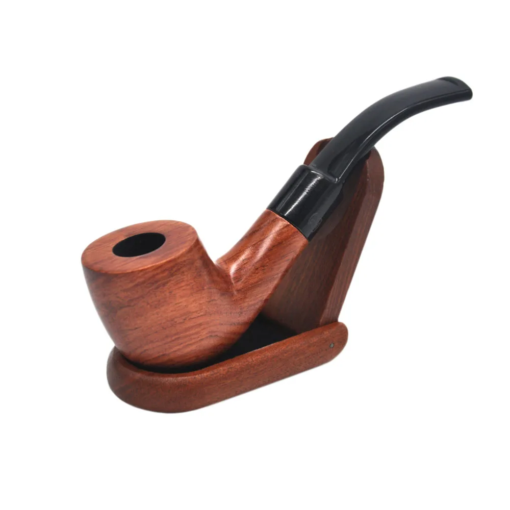 1 х VintageTobacco курительная трубка Премиум ручной работы красная деревянная труба