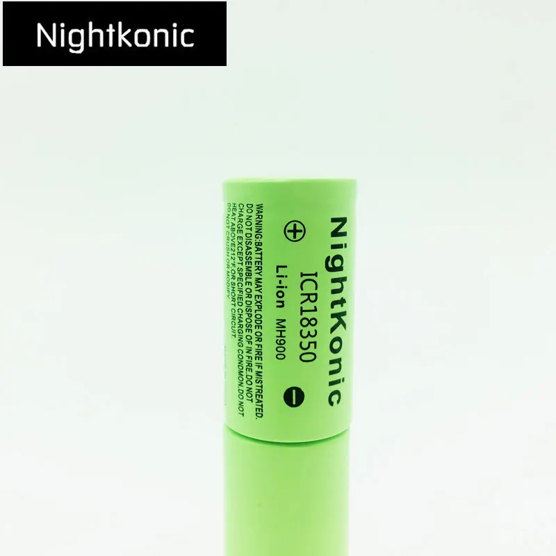 Оригинальная Nightkonic 3 7 V Li-Ion ICR 18350 перезаряжаемая батарея 900mAh литиевая для