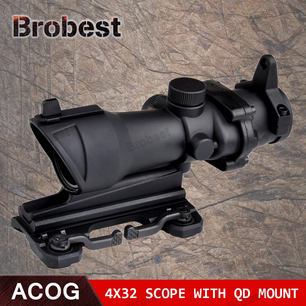 ACOG 4*32 прицел с QD креплением охотничий Снайперский 20 мм Бесплатная доставка AO5314 |