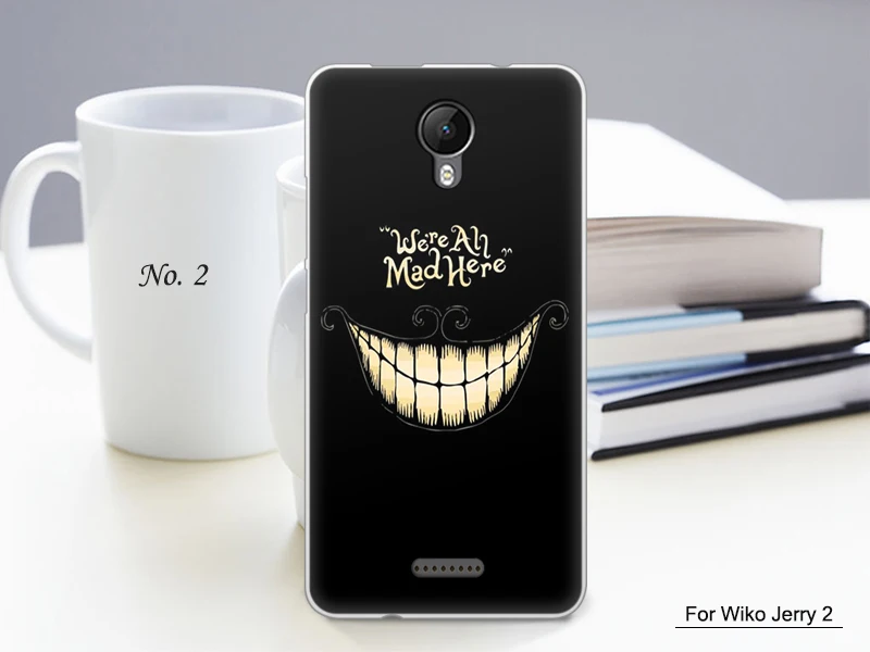 JURCHEN чехол для телефона с мультяшным принтом для Funda Wiko Jerry 2 Чехол, Мягкая силиконовая задняя крышка из ТПУ для Wiko Jerry 2 Jerry2 II чехол-накладка