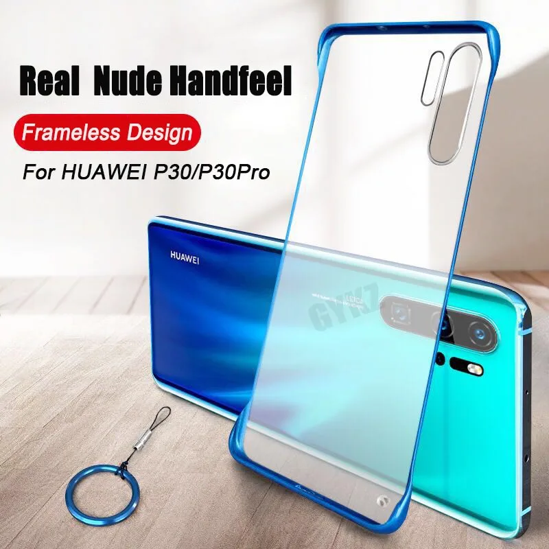 Чехол для телефона GYKZ Huawei P30 P30pro роскошный безрамный чехол из поликарбоната Pro ТПУ