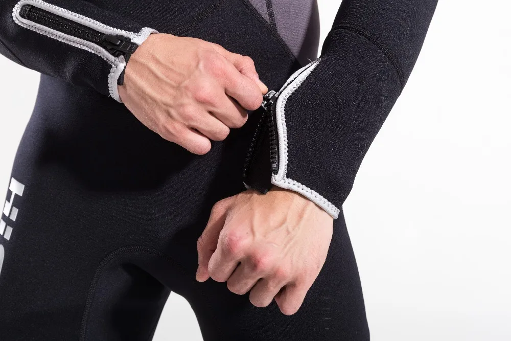 Новейший мужской неопреновый гидрокостюм для дайвинга Hisea 2 5 мм купальный