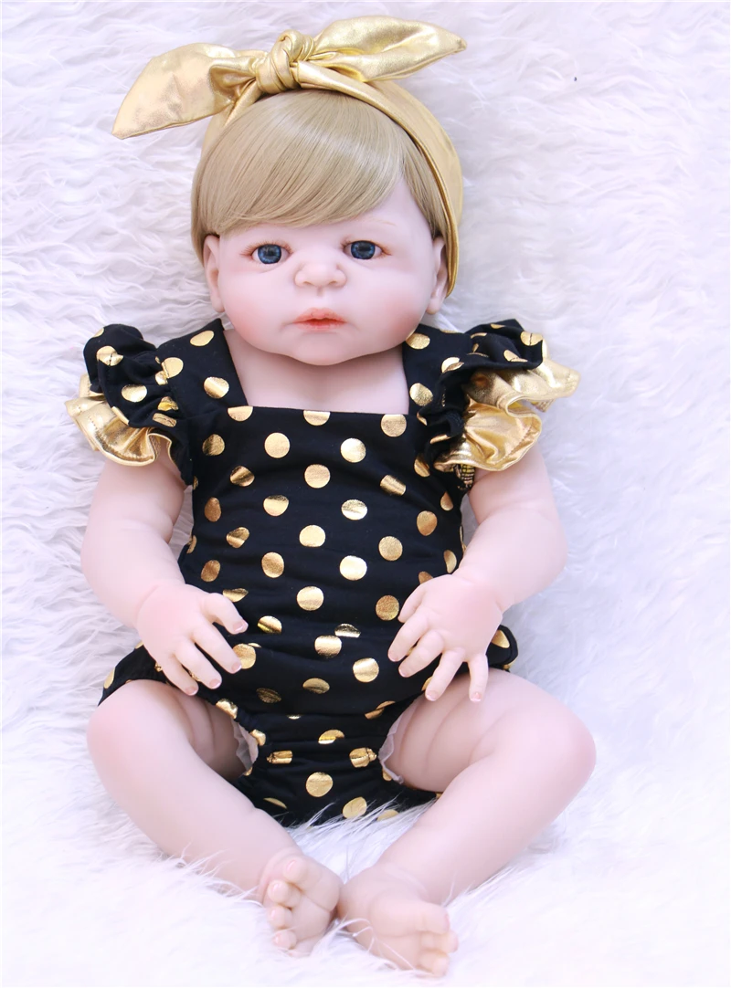 

Реалистичные силиконовые куклы reborn для новорожденных девочек, 22 дюйма, 55 см, с возможностью погружения в воду, живой reborn bonecas de Silicone