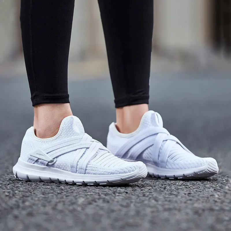 Li Ning/Женская беговая Обувь FLEX RUN V2 легкая спортивная обувь с подкладкой из пряжи li