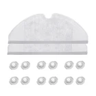 Салфетка для мытья 2 шт. + фильтр для резервуара для воды 12 шт. для пылесоса Xiaomi 2 для робота-пылесоса Roborock S50 S51 MI аксессуары