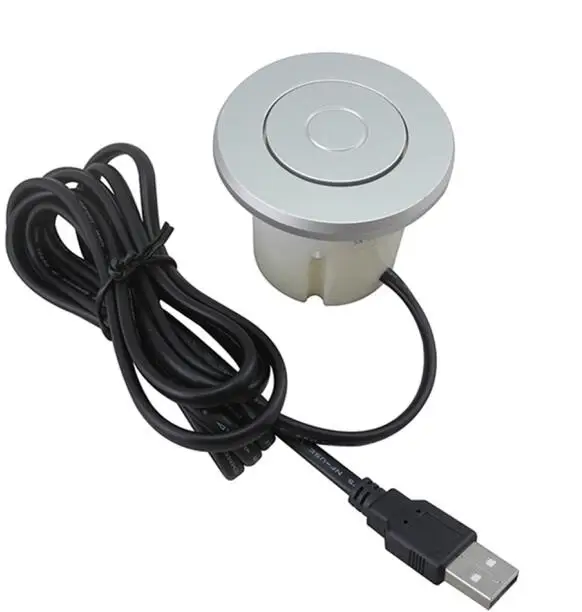 silver Быстрая в Россию) диван Usb Зарядное устройство всплывающее сокета hgzn, кабель для зарядки с портом USB 5V 2,1 A подходит для дивана - Цвет: silver