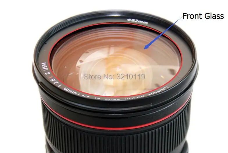 Первый передний зум объектив стекло для Canon 24-70 мм F2.8 II для EF 24-70 объектив Ремонт Часть(Gen 2