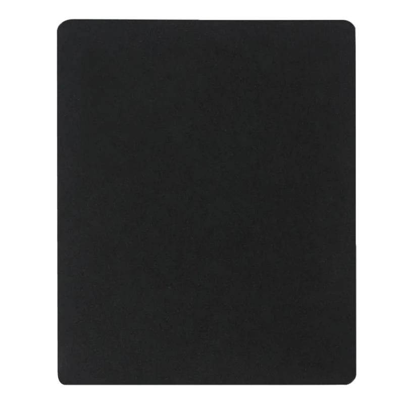 Горячий воздух супер пустой черный коврик голый кусок для мыши чистый