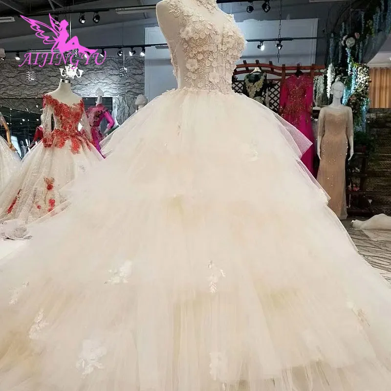 

AIJINGYU Simple Wedding Dress Gowns In Ivory engagement Lebanon Plain Simple Bridal Sale A Gown Luxury Wedding Dresses