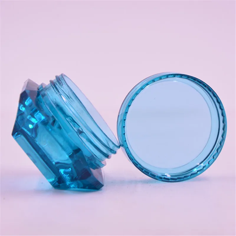 Blue 1 шт. портативный дорожный крем-лосьон для лица контейнер прочный пластик пустая банка для макияжа горшок многоразовые бутылки - Цвет: Blue