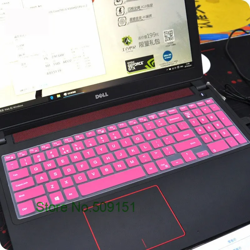 15 6 дюймовый силиконовый чехол для клавиатуры ноутбука Dell Vostro 5568 3568 V3568 Vostro15 5000 v5568