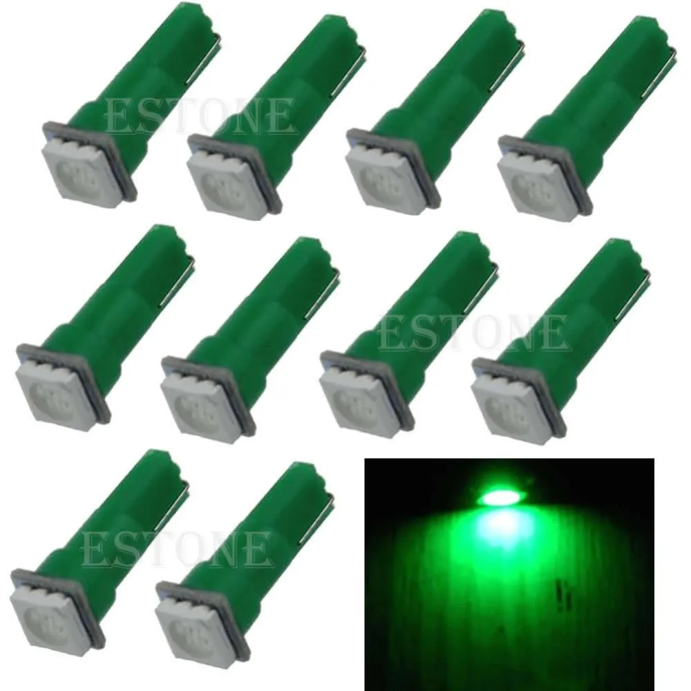 10 шт. T5 5050 1SMD светодиодные лампы для приборной панели 70 73 74 2721 17 | Автомобили и