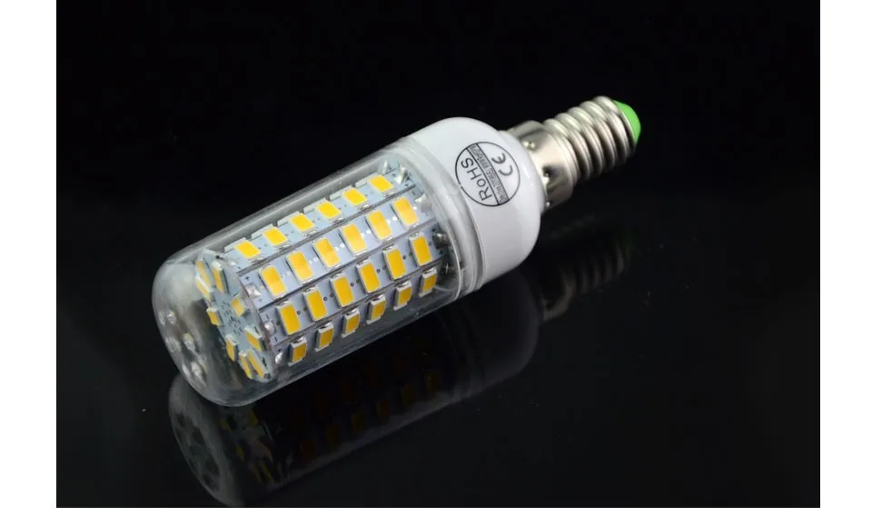 E14 5730SMD 81LED Smart Bulbs Power AC220V LED Corn lamp refletor Chandelier Candle Spotlights Bulbs&amptubes Lighting10pcs | Лампы и
