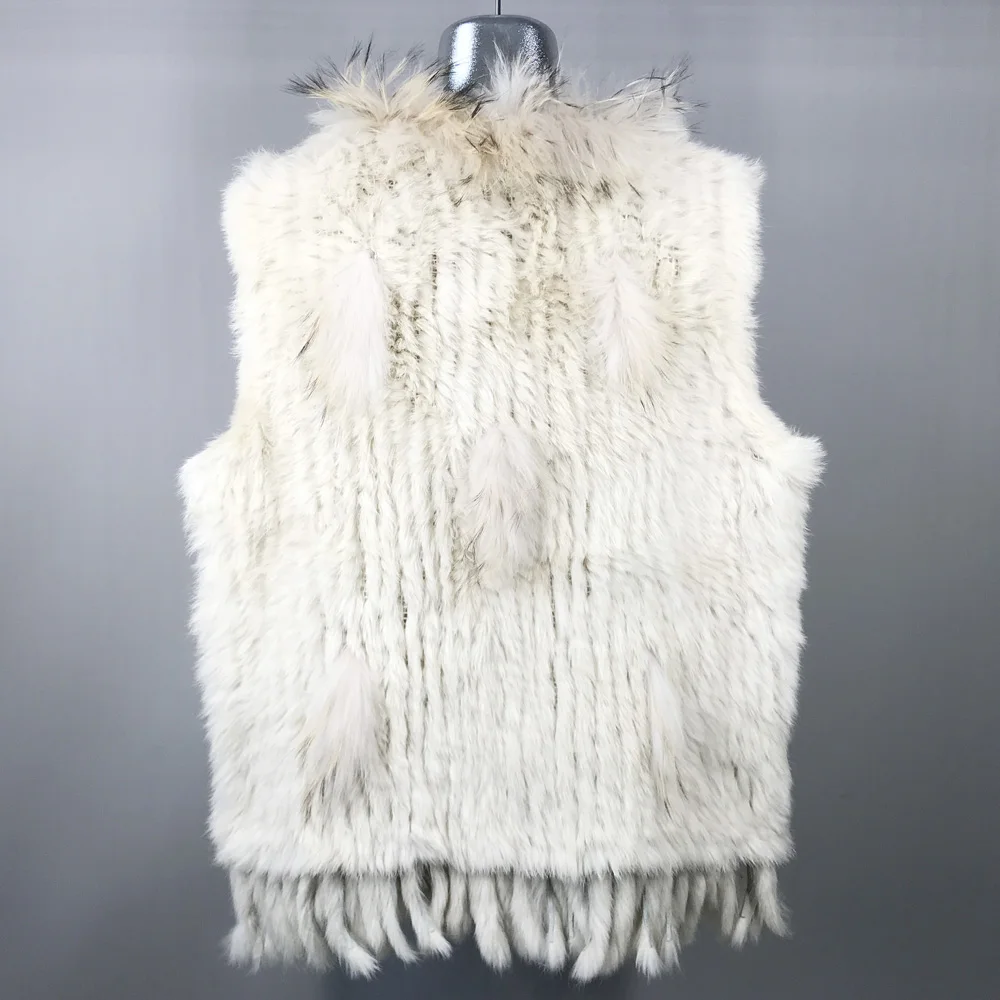2021 горячая Распродажа вечерние Для женщин с натуральным кроличьим мехом Вязаная