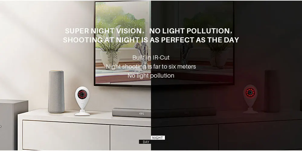 Orvibo SC10W wifi IP камеры HD 720P инфракрасное ночное видение умный дом система безопасности веб-камера Пульт дистанционного управления для iOS Android