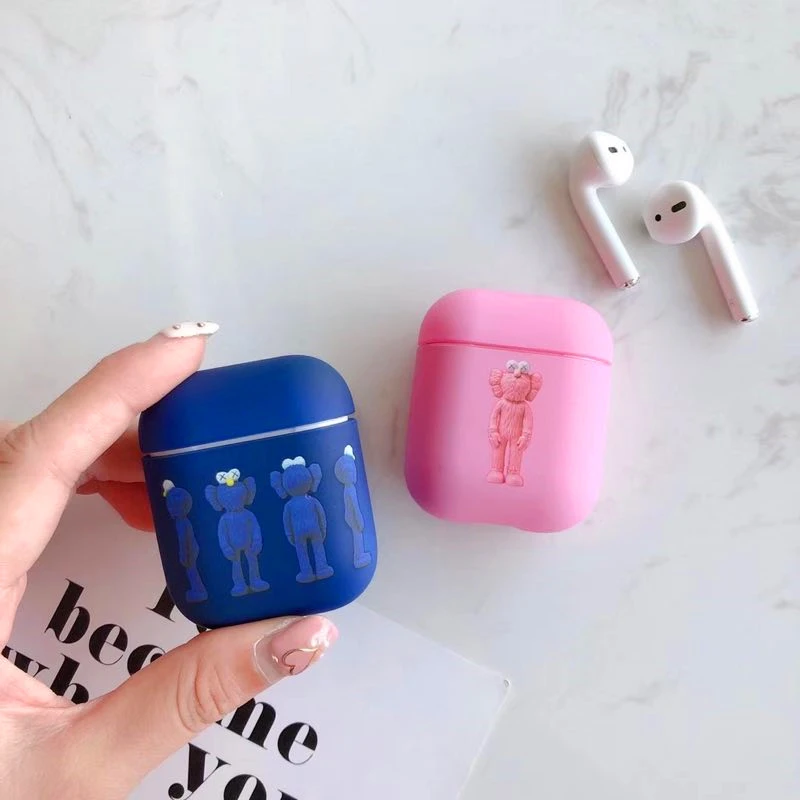 Hot Cartoon Anti-drop Cover Wireless Earphone Charging Bag for Apple AirPods 1 2 Lovely personality Bluetooth Headset Box | Электроника