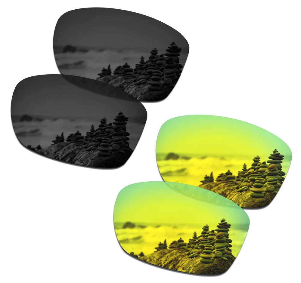 SmartVLT 2 пары поляризационных солнцезащитных очков Сменные линзы для Oakley Jupiter Squared