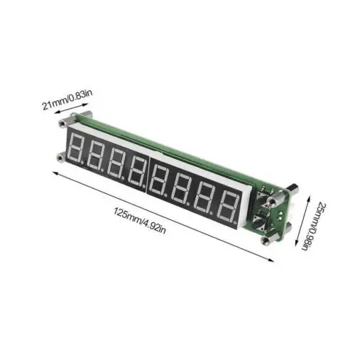 PLJ-8 LED-H 8-разрядный 0 1 ~ 1000 МГц RF счетчик частоты тестер светодиодный | Электроника