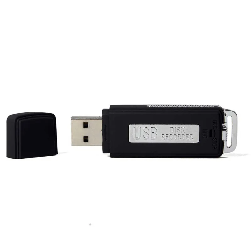 Мини 4 ГБ/8 ГБ/16 ГБ USB флеш-накопитель диск цифровой Аудио Диктофон 2 в 1 70 часов портативный мини Записывающий Диктофон
