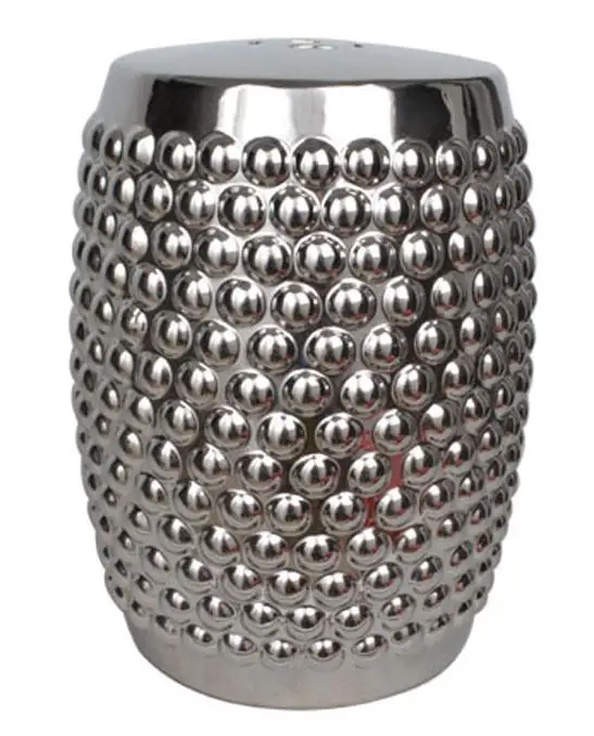 Серебряный комнатный керамический античный фарфоровый садовый табурет