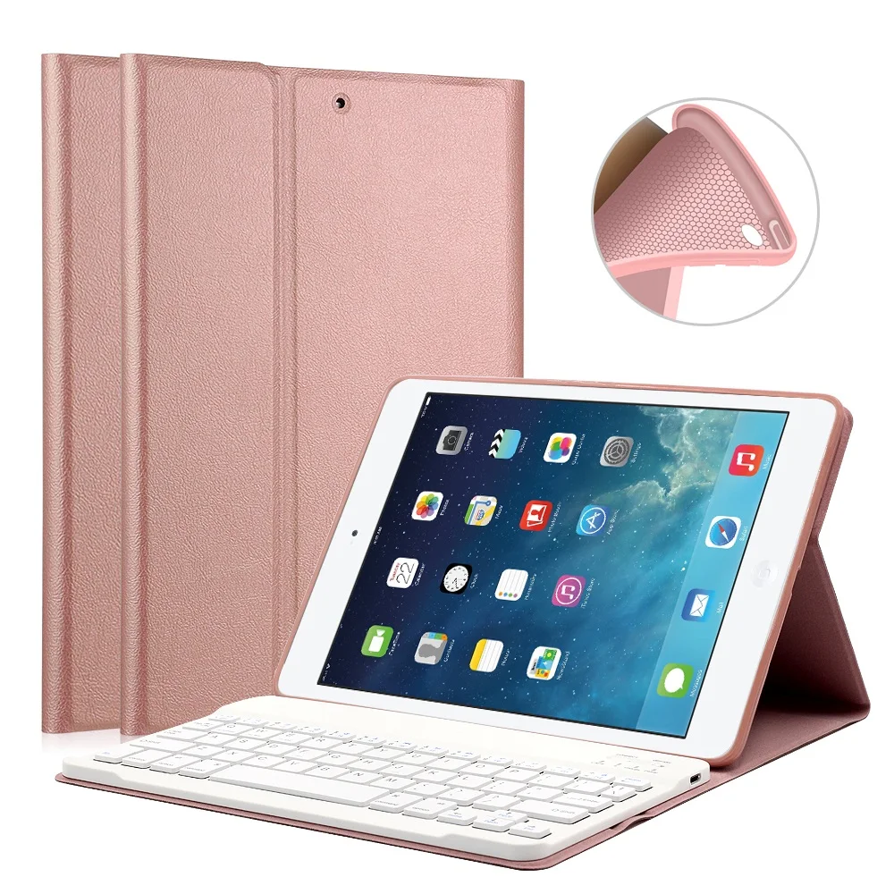 Чехол для клавиатуры iPad 9 7 2017 / Air 2 1 силиконовый мягкий чехол с Bluetooth клавиатурой