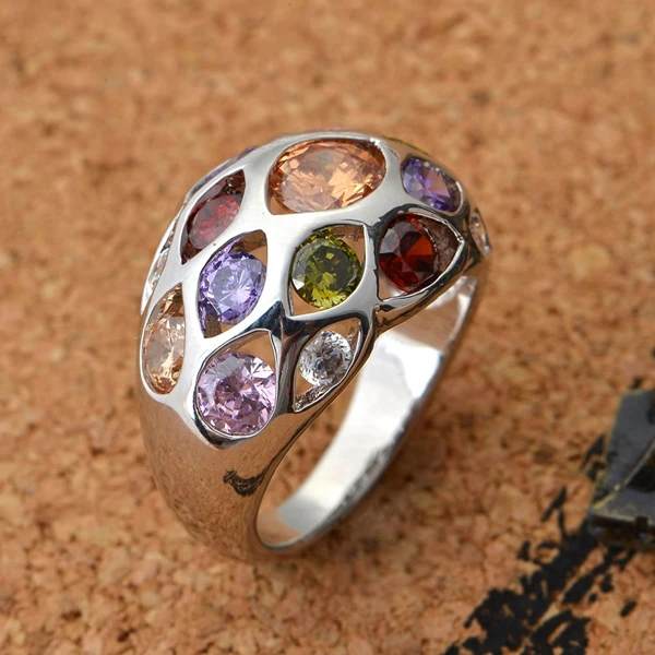 Новое кольцо для пары Vashiria модное позолоченное романтическое с короной из