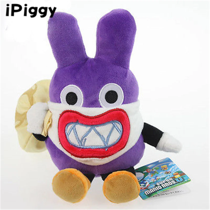 100% абсолютно новый Супер Братья Марио вор наббит кролик тоттен плюшевая игрушка