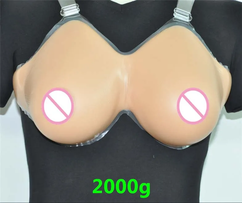 

1 Pair 2000g F Cup Dark Artificial Breasts faux seins Fake boobs Silicone Breast Forms Tits false breasts vagina transsexual