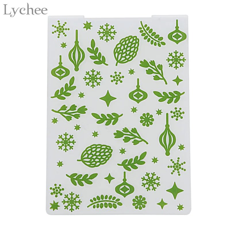 Пластиковая Цветная папка Lychee Life для тиснения скрапбукинга кленового листа