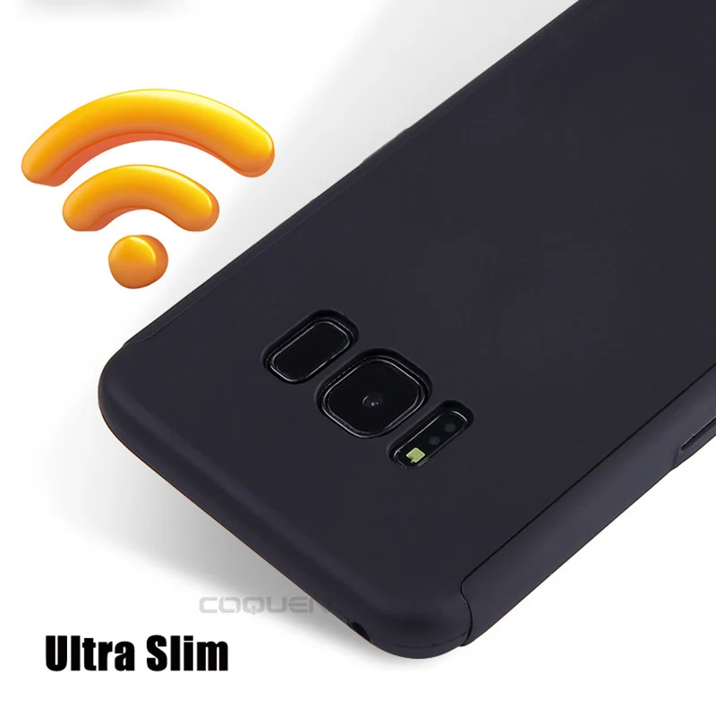 COQUEN 360 Full Cover Shockproof Phone Case For Samsung Galaxy S7 Edge S6 Body S8 Note 8 9 S9 Plus On |