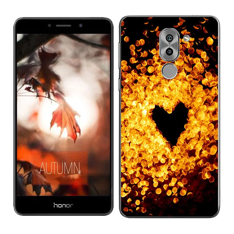 Чехол для телефона Huawei Honor 6X чехлы 5 дюйма задняя крышка блестящий рисунок GR5 2017 Mate