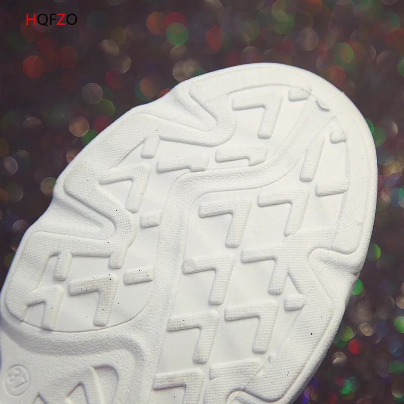 Женские кроссовки на платформе HQFZO повседневные дышащие плоской подошве со