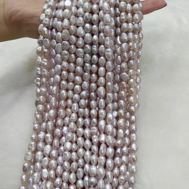 Бусины Из Натурального пресноводного жемчуга высокое качество 38 см бусины для