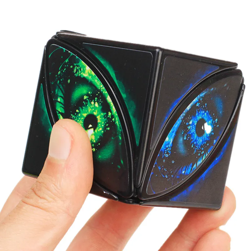 Глаз куб Evil Eye Strangeshape Скорость Cube Интеллектуальный Магический кубик обучающий пазл и образовательные Cubo magico детские игрушки кубик рубика