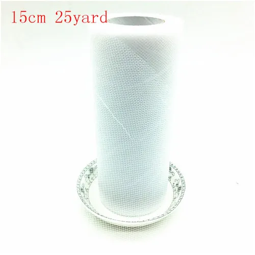 25yard c10 15 см 10/25 Ярдов Блестящий рулон тюля с блестками катушка пачка Свадебная отделка органзы лазер DIY ремесло день рождения поставки - Цвет: 25yard c10