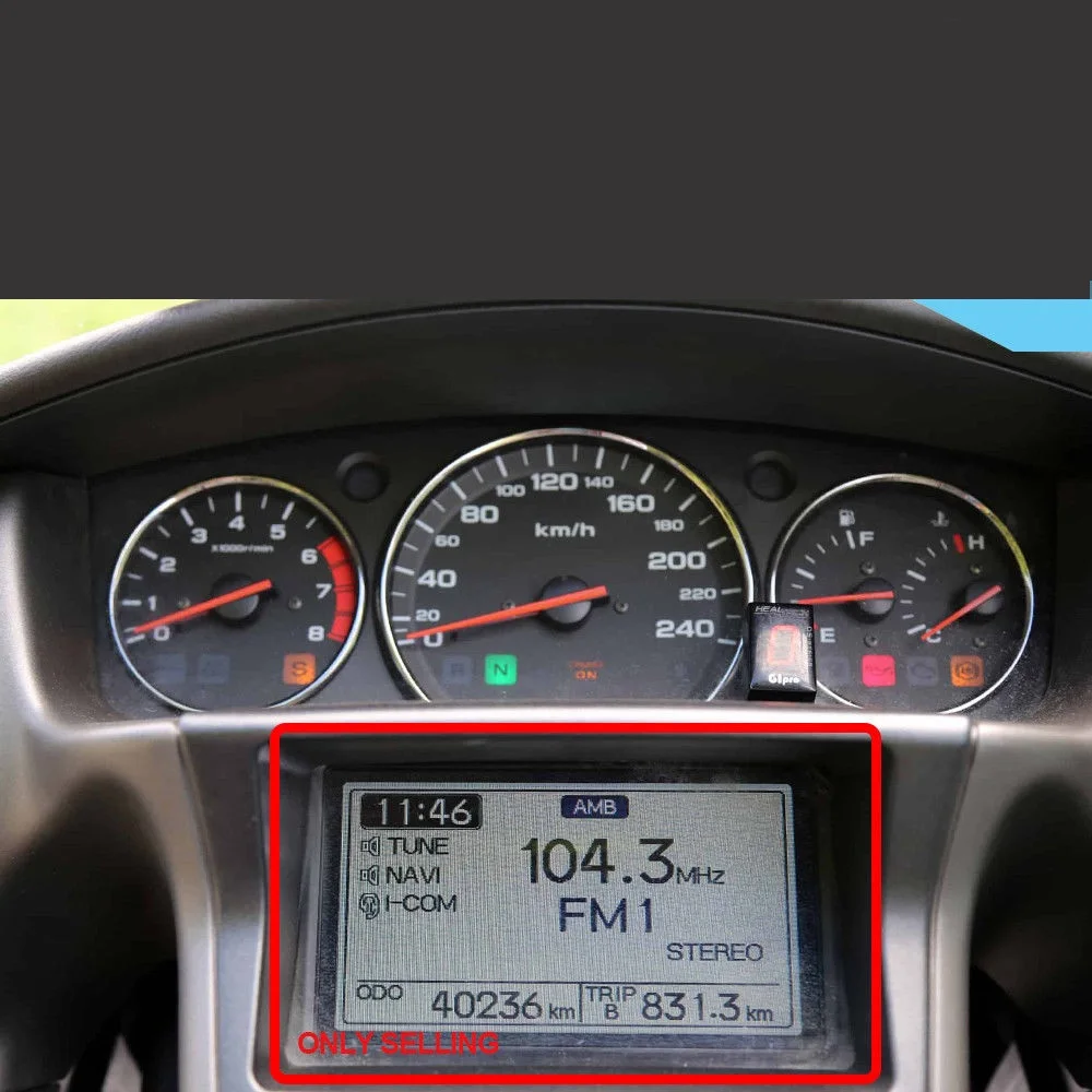 Для Honda Gold wing GL1800 2007 ~ 2013 измерительный кластер приборной панели ЖК GPS радио