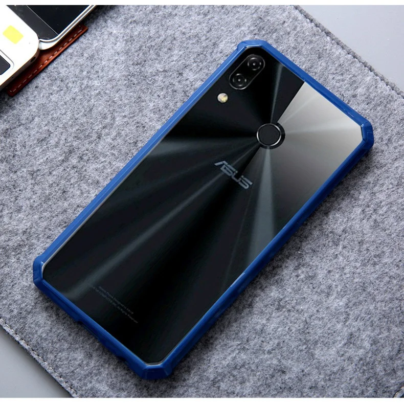 Для Asus ZenFone 5z ZS620KL/Zenfone 5 ZE620KL ASUS_X00QD Кристальный Гибридный Бампер прозрачный жесткий акриловый чехол-накладка для телефона