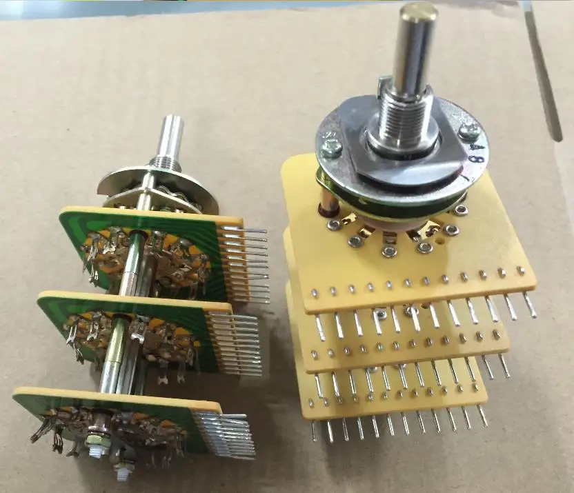 2PCS/LOT FUJISOKU, Fujitsu rotary switch, band switch, 3 layers, double knife, 5 gears