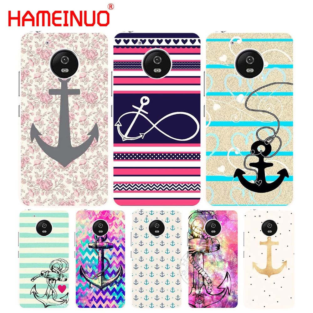 Цветной чехол HAMEINUO с якорем для Motorola moto G6 G5 G5S G4 PLAY PLUS ZUK Z2 pro|case cover|cover forz2 pro |