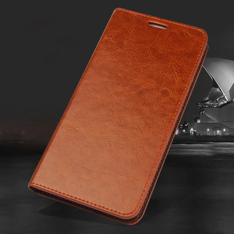 Ipngve кошелек ручной работы флип чехол для Xiaomi Redmi Note 5 Pro футляр из натуральной кожи чехол для телефона для Xiaomi Redmi Note 5 - Цвет: Shallow Brown