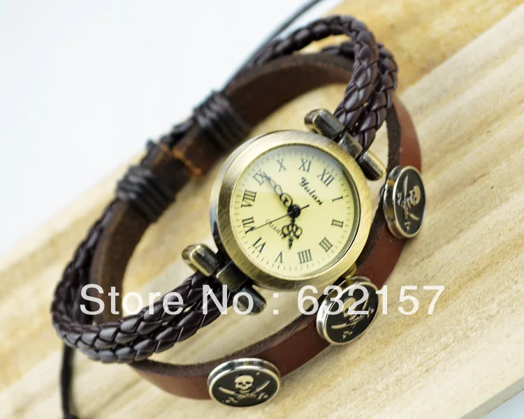 Factory direct retro stretch bracelet watch wholesale watches personalized skull punk belt | Инструменты