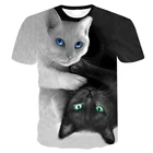 ONSEME футболка с 3D-принтом Будды, слона, Ловец снов, орла, YinYang футболка с изображением кошки, Мужская футболка Harajuku