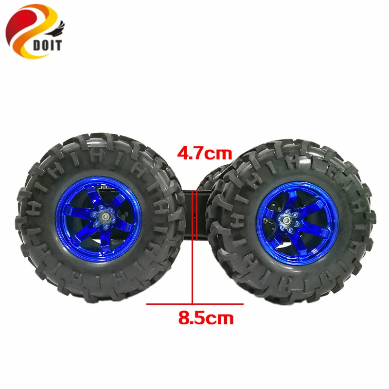 W3 3WD Smart Robot Car Platform With Omni Universal Wheel High Hardness Of Steel For Arduino DIY |