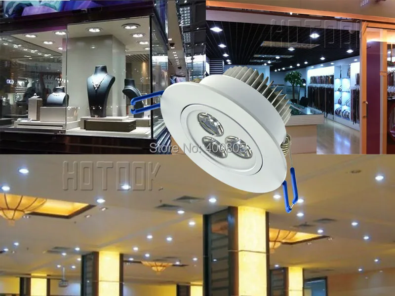 3 Вт/5 Вт/7 Вт/светодиодный потолочный светильник Встраиваемые потолочные