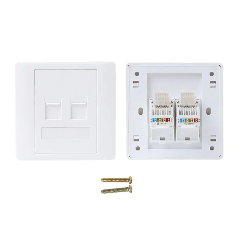 86 Тип компьютерная розетка панель CAT5E сетевой модуль RJ45 кабель интерфейс розетки электрооборудования