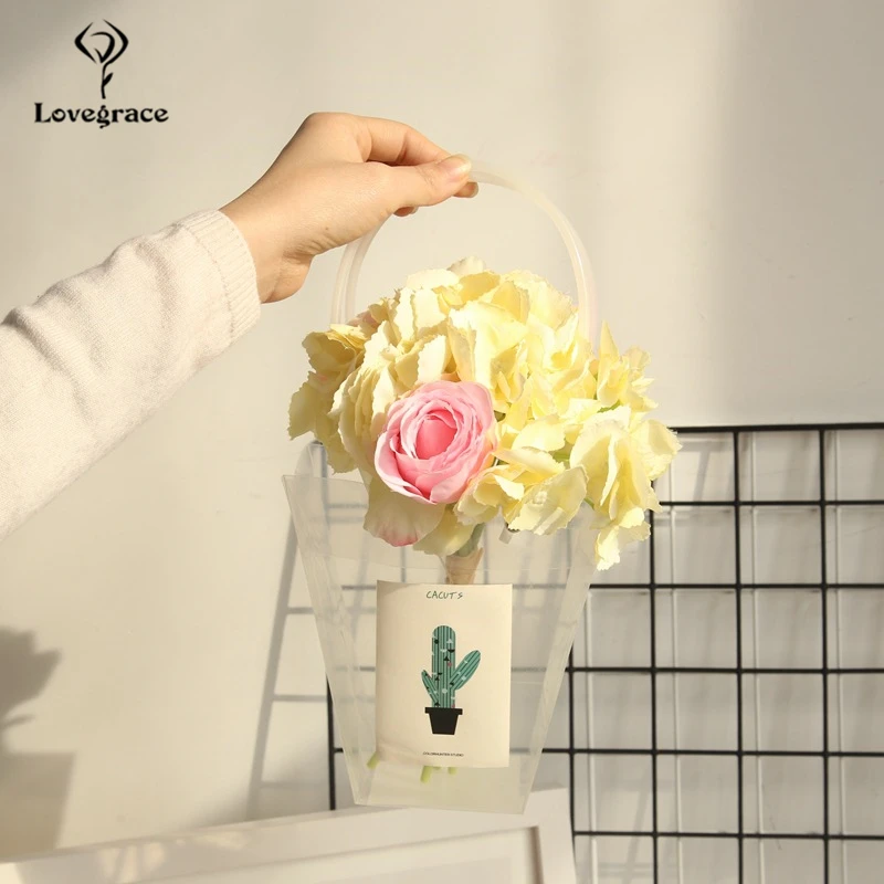 Lovegrace Свадебные букеты Гортензия для невесты, подружек невесты розы Шелковые Цветы Свадебный букет De Mariage Декор для дома Вечерние