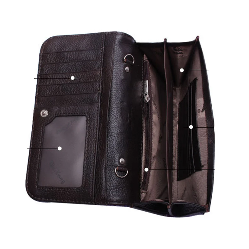Famous design totes ostrich pattern multi-function wallet solid color long women's Card Holder mobile phone bag | Багаж и сумки