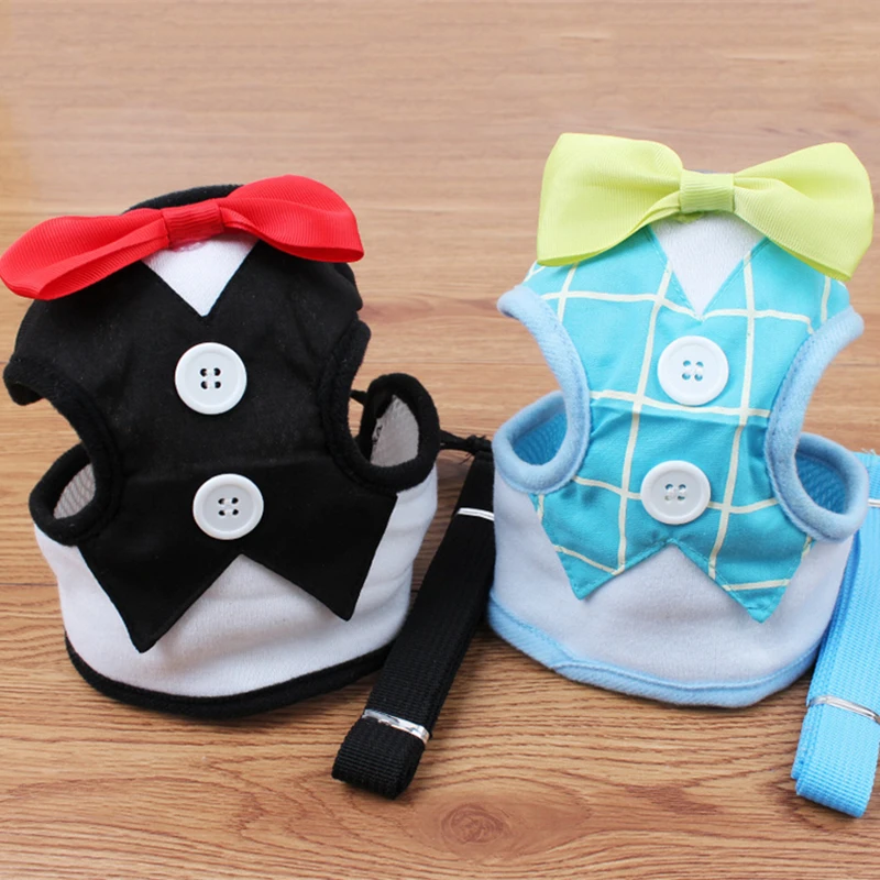 Поводок для собак жилет джентльменов ошейник кошек одежда йорков | Дом и сад
