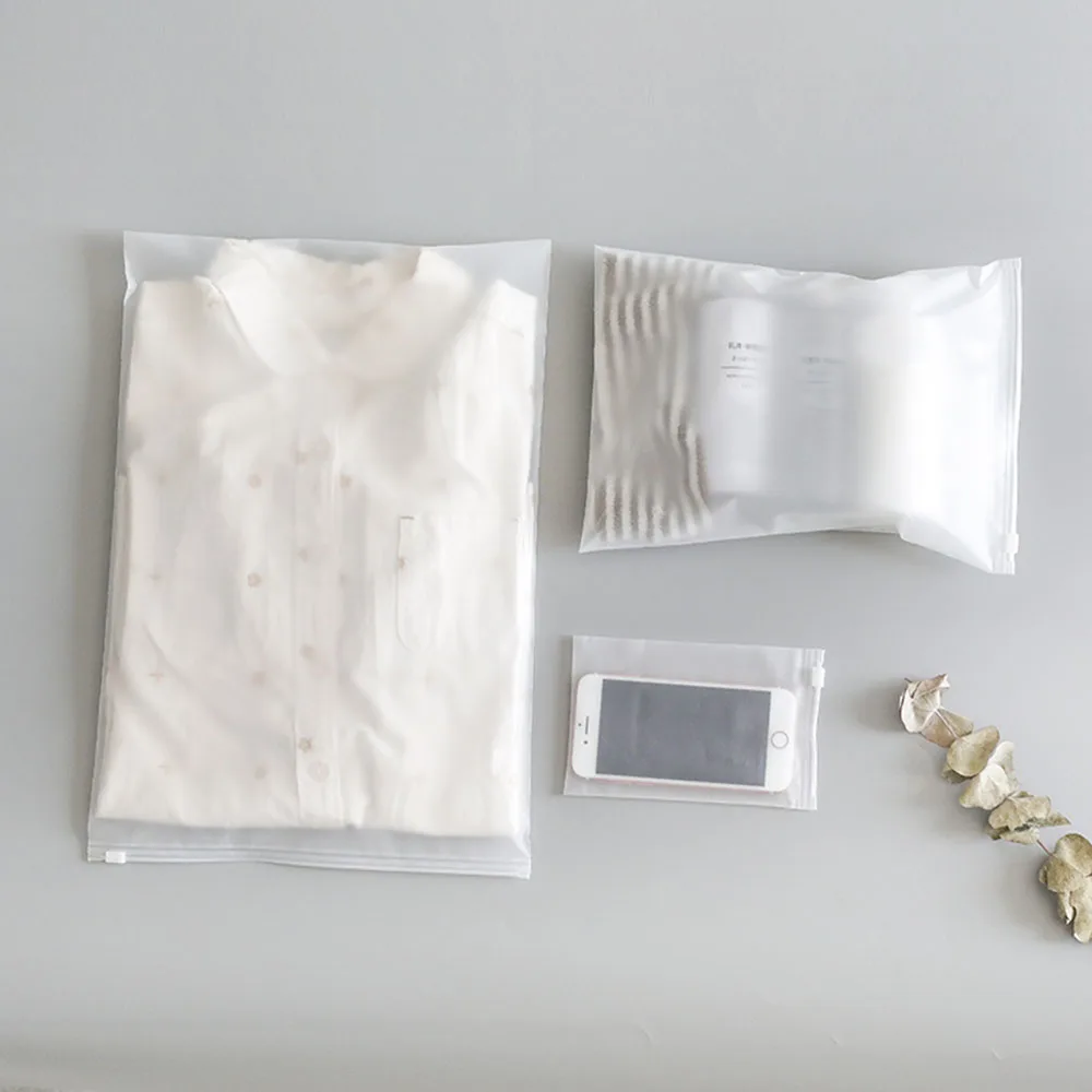 Matte Clear Zipper Zip Lock Plastic Storage Bag Reusable Travel Grocery Packing Organizer Clothing Bags Home Storage Plastic Bag
Matte Clear Zipper Zip Lock Plastic Storage Bag Reusable Travel Grocery Packing Organizer Clothing Bags Home Storage Plastic Bag